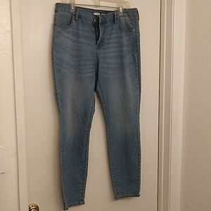 Light blue skinny jeans